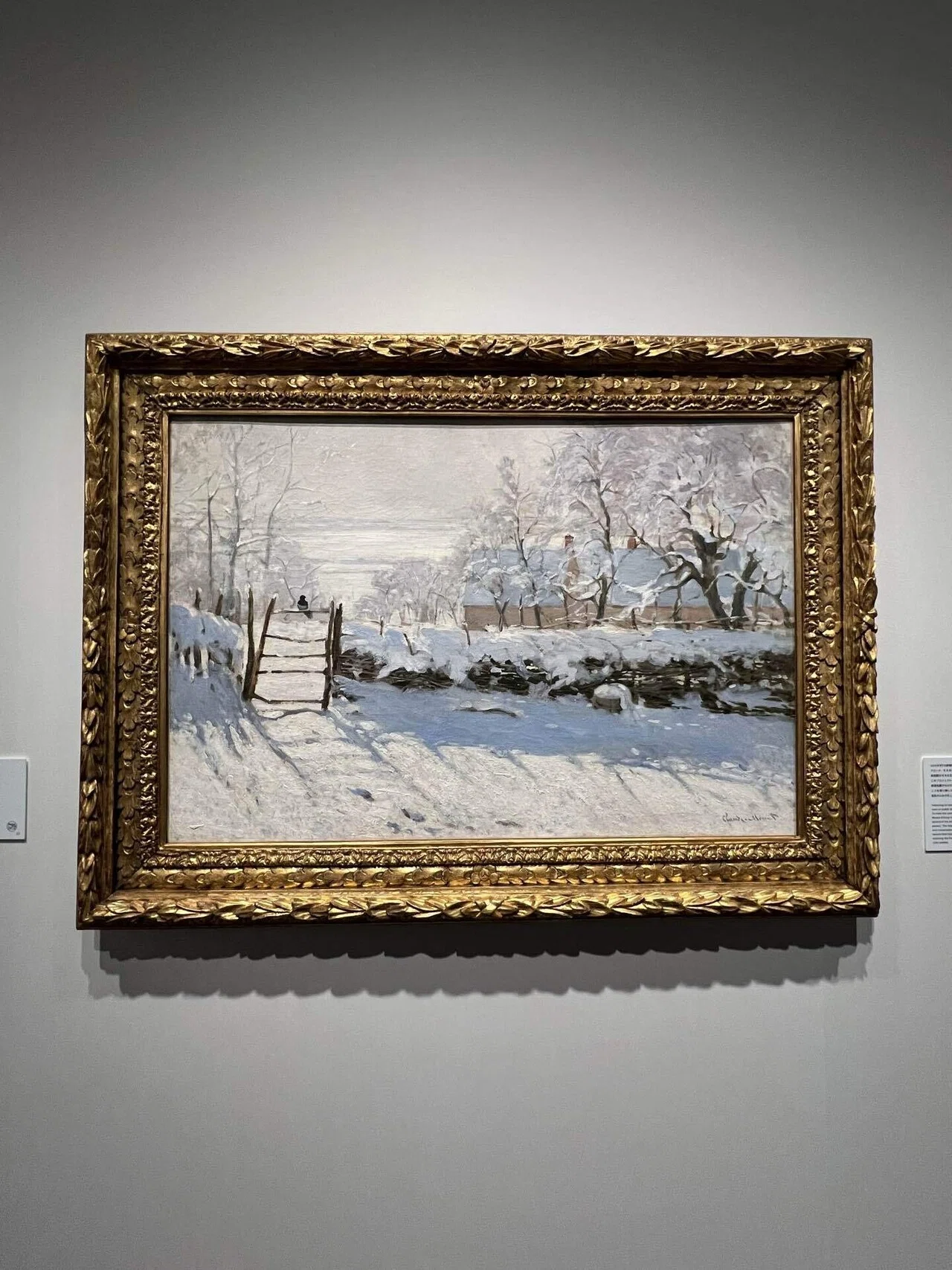 クロード・モネ、【ラバクールの日没】、希少豪華画集画、新品高級額・額装付 クロード・モネ、【ラバクールの日没】、希少豪華画集画、新品高級額