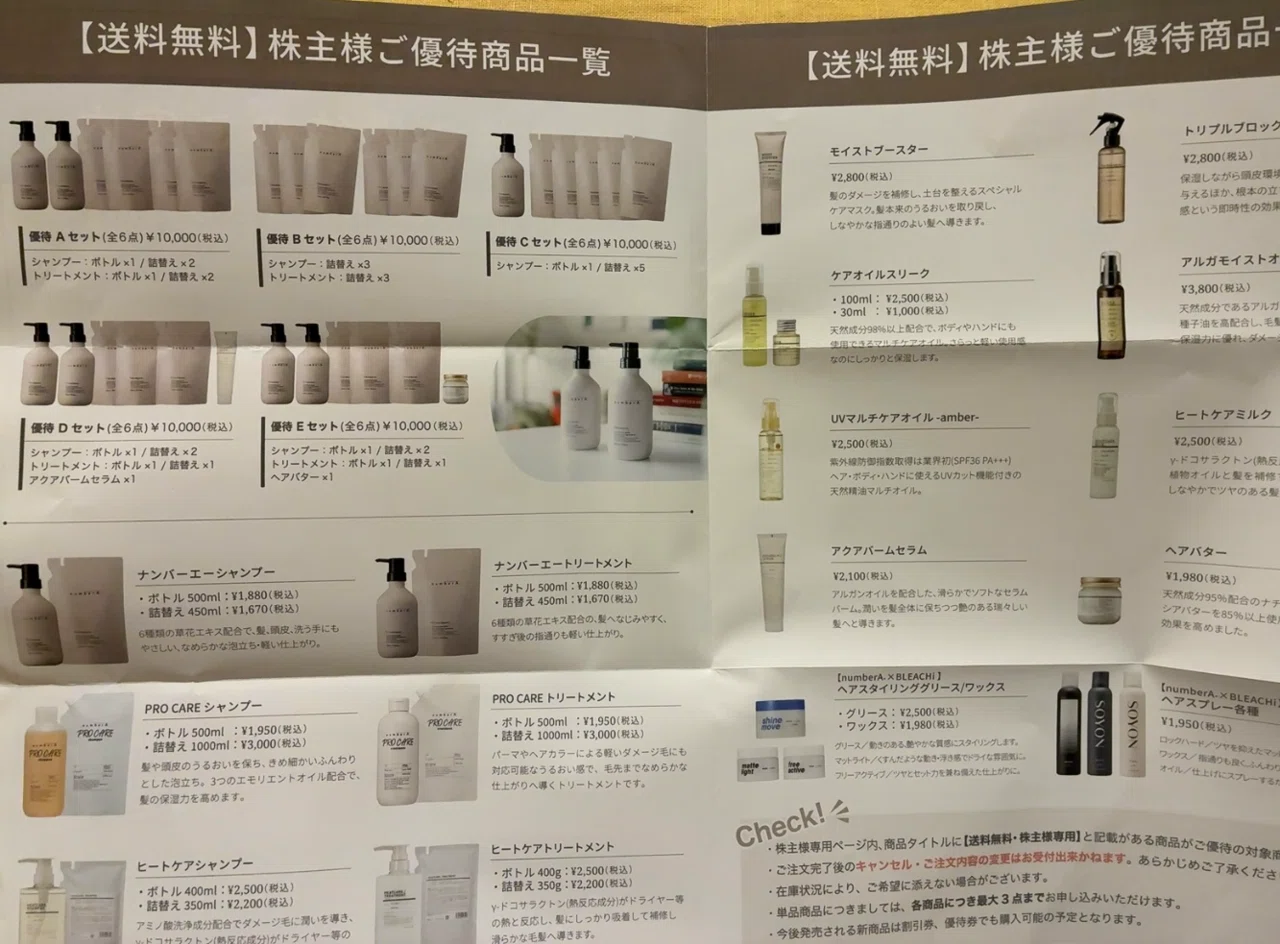 AB&Companyの優待到着記録｜manon