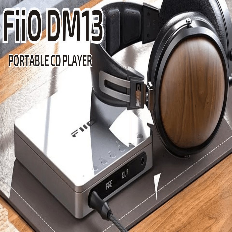 ポータブルCDプレーヤー【FiiO DM13レビュー】音楽としっかり