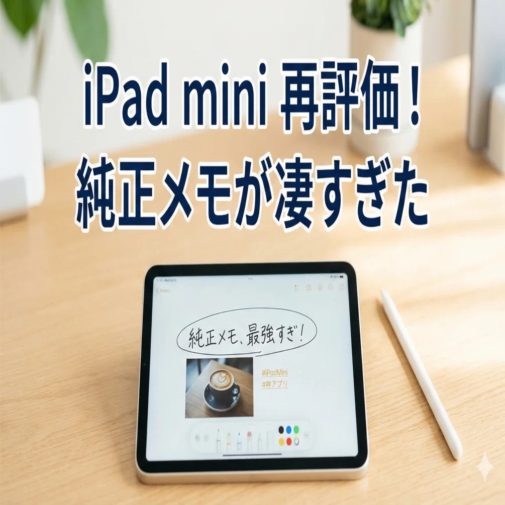 懺悔】私はiPad miniを、ただの「板」だと思っていた。｜Teo lab