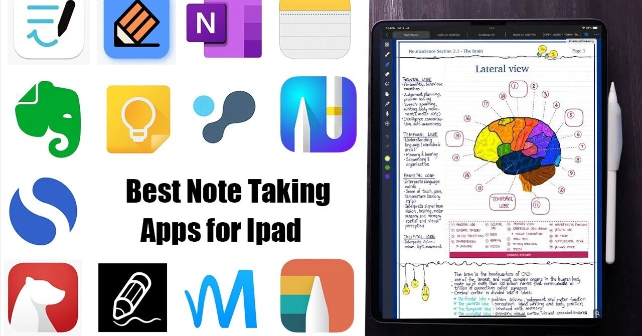 12 Best Note Taking apps for iPad in 2026|pendisplay