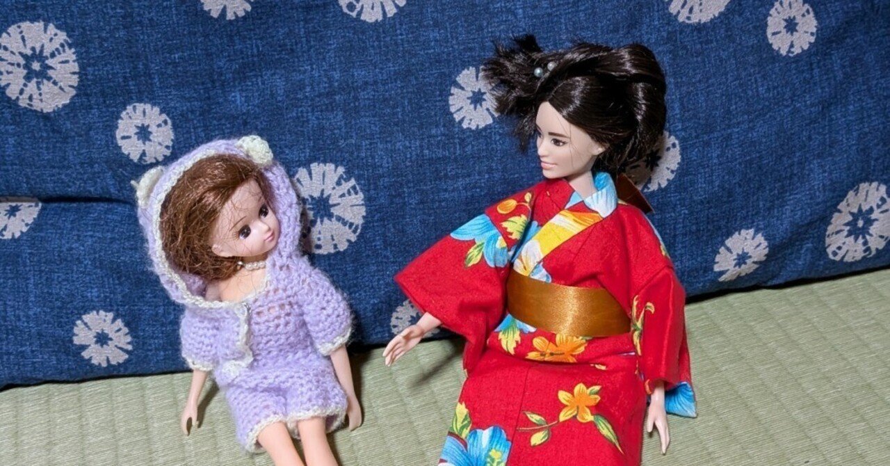 リカちゃんとバービーさん｜佐世保民泊しゅう Shu Sasebo