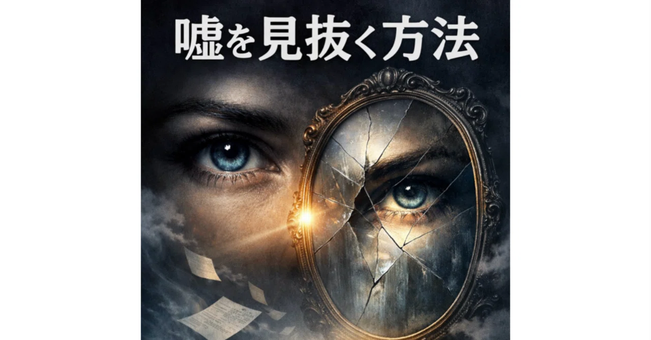 嘘を見抜く方法｜シン・サカモト