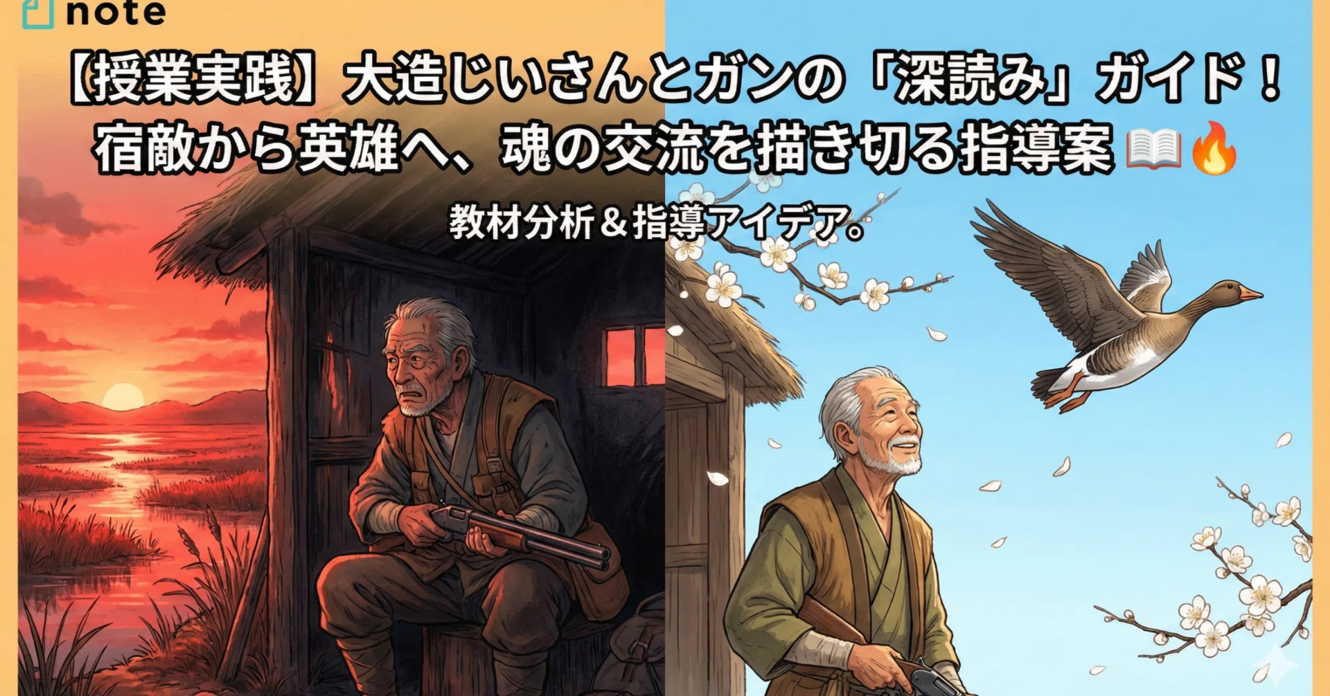 ○01)「大造じいさんとガン」の「解釈」と「分析」/国語教材研究の革新