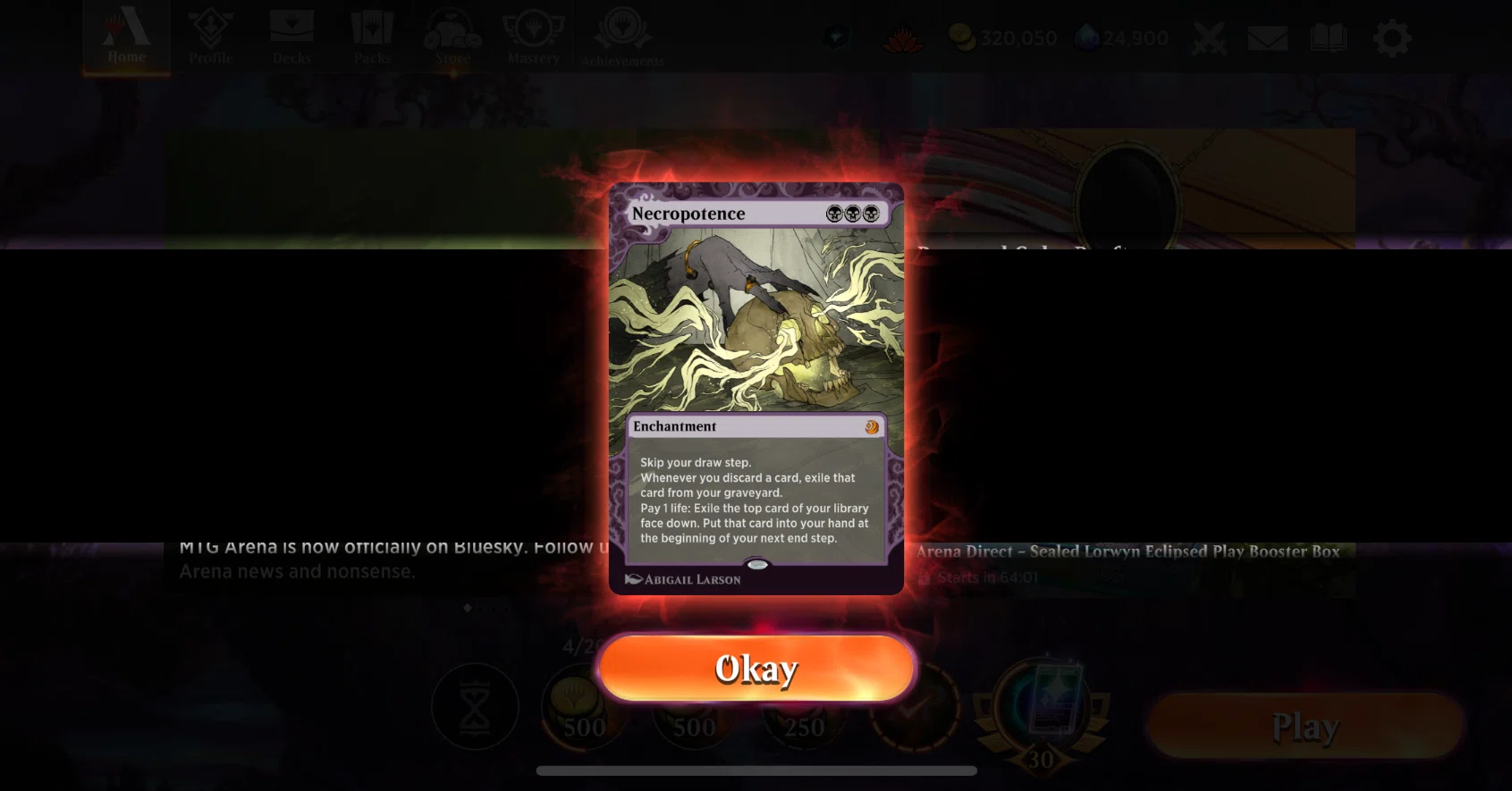 MTGアリーナ】タイムレス史上初の制限改訂、ネクロポーテンス｜Numb