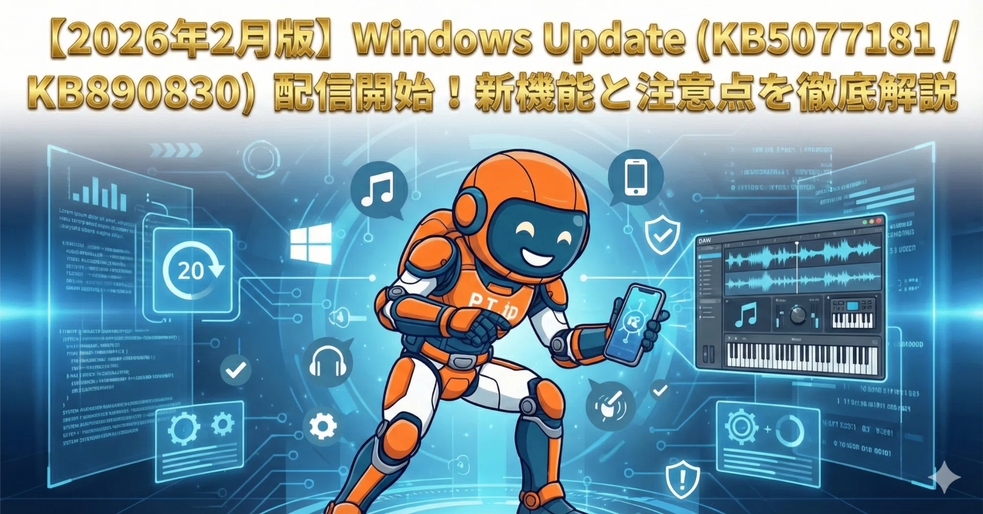 2026年2月版】Windows Update (KB5077181 / KB890830) 配信開始！新