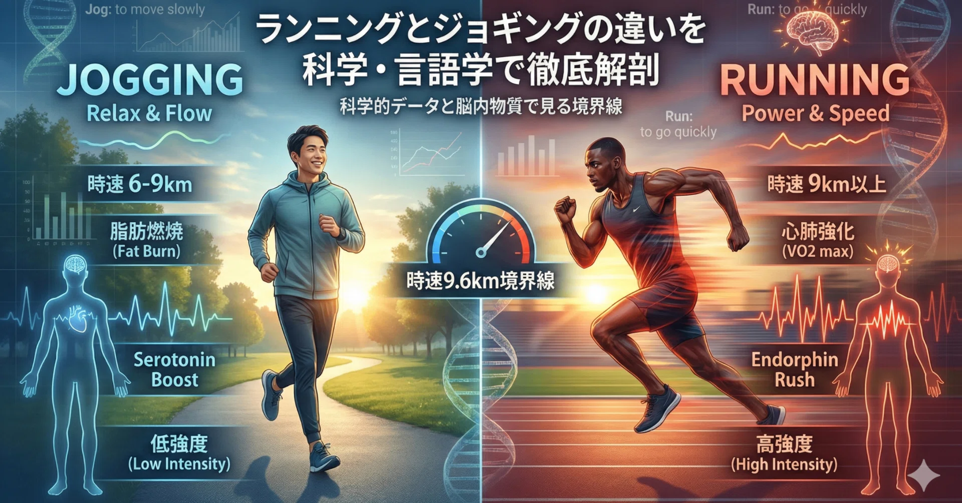ランニング ジョギング 違い