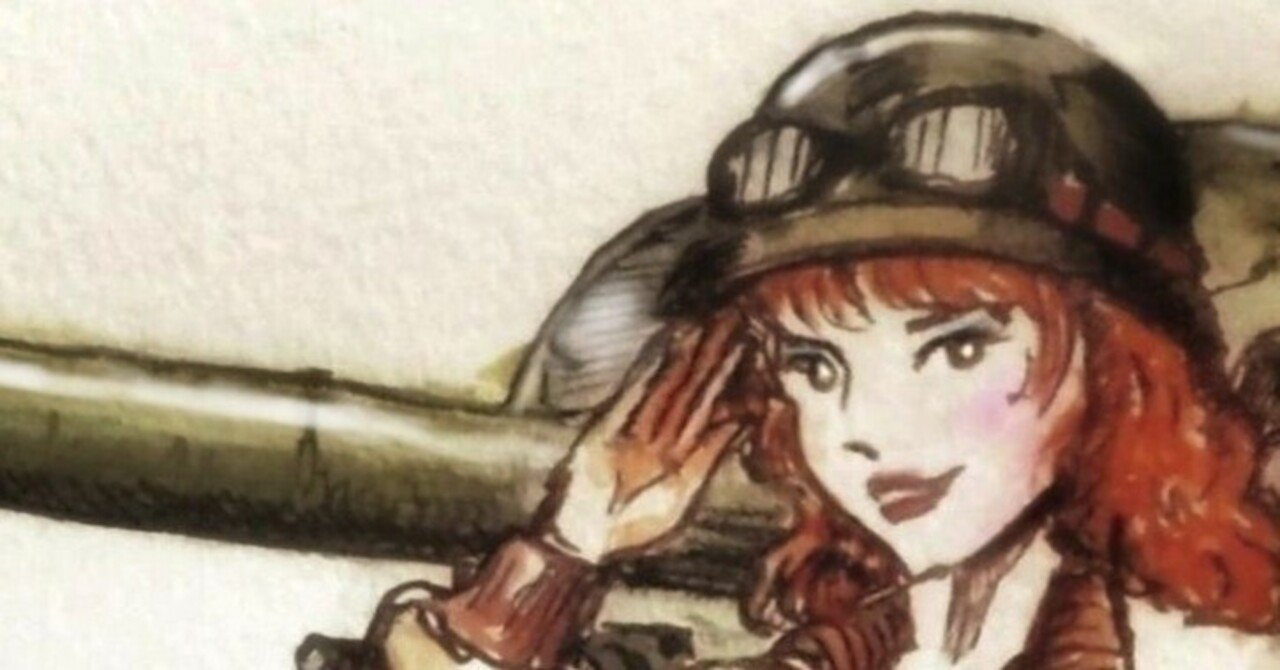 ピンナップポスター風』水彩画｜せきぞう、