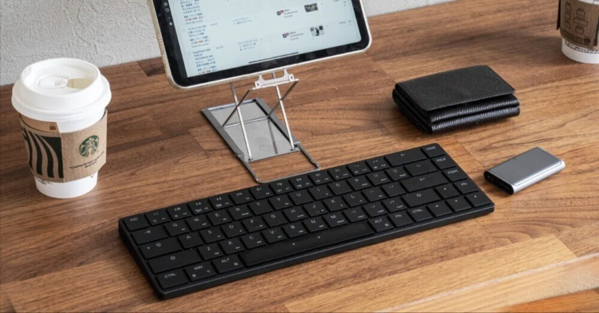 この打鍵感でこの薄さ！無線対応モデル「Mistel AIRONE BT」レビュー