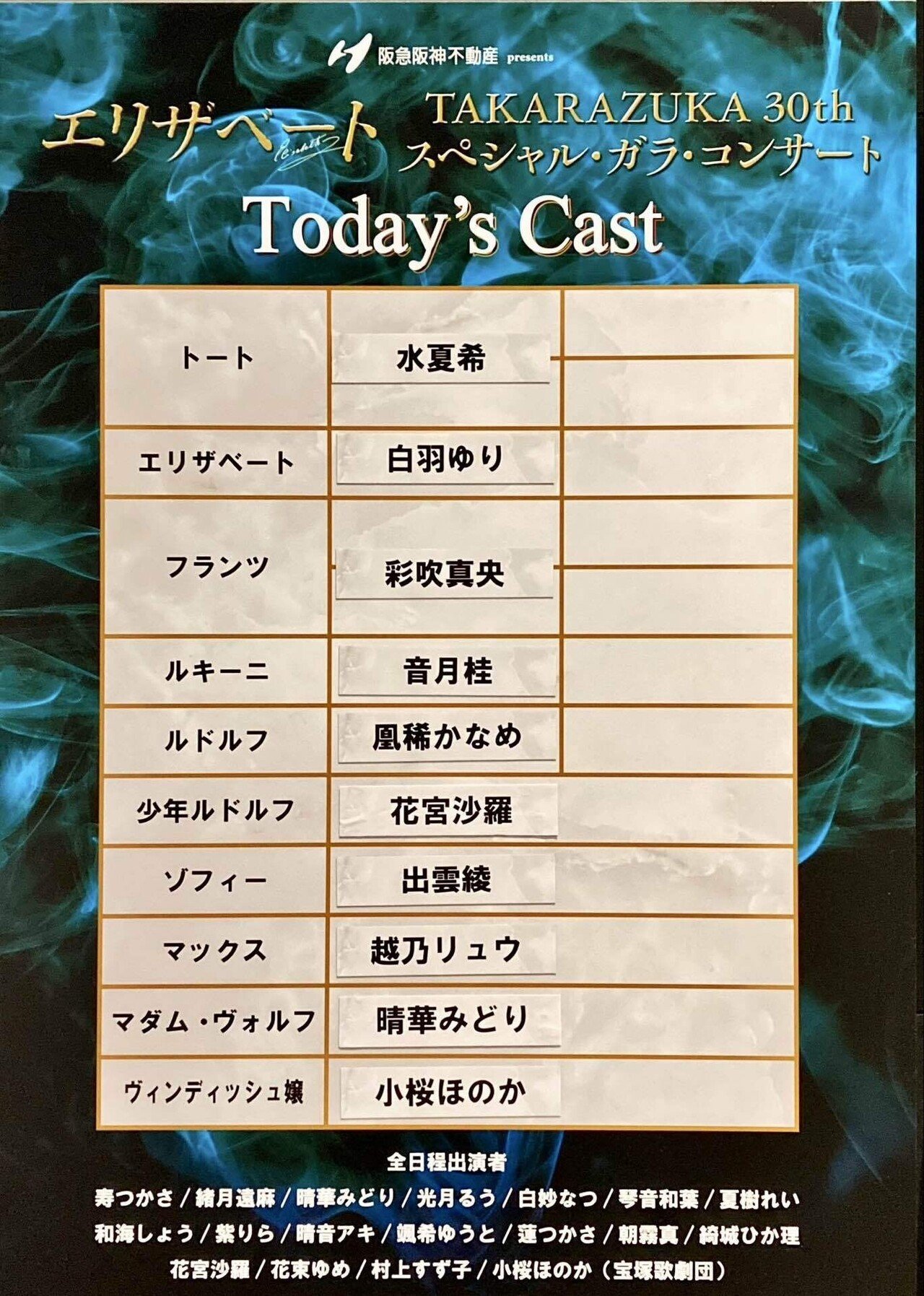 エリザベート』TAKARAZUKA30thスペシャルガラコンサート2007雪組ver エリザベート』TAKARAZUKA30thスペシャルガラコンサート2007雪組ver