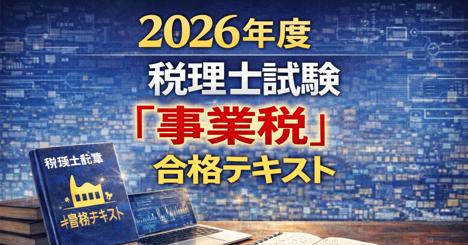 2026年度 税理士試験「事業税」合格テキスト｜K.K