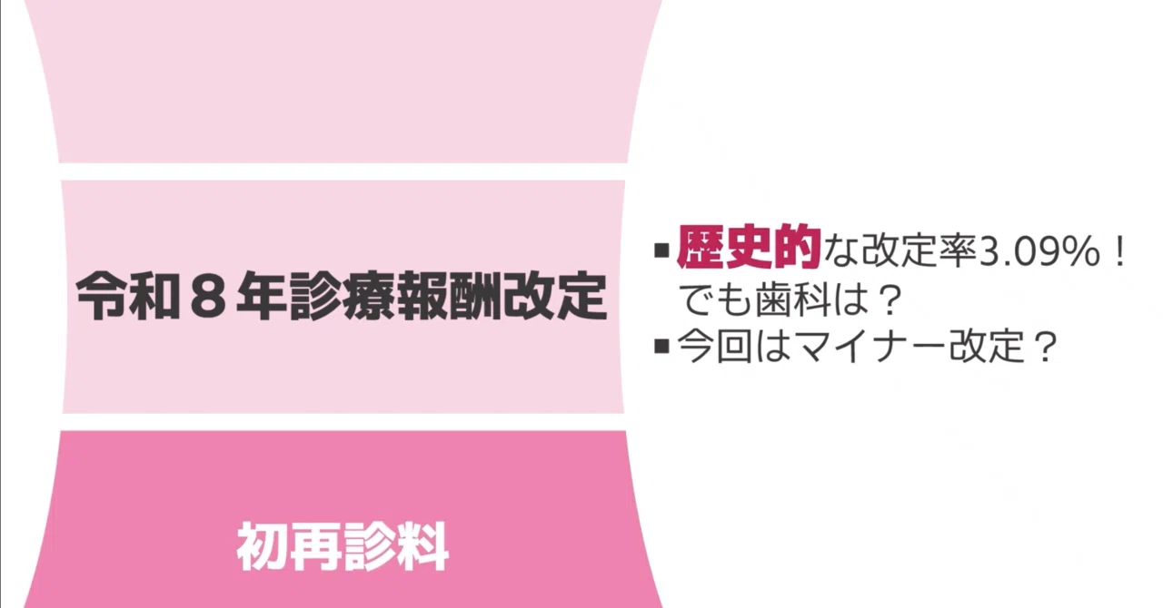 令和8年改定速報！その注目点｜歯科算定ラボ