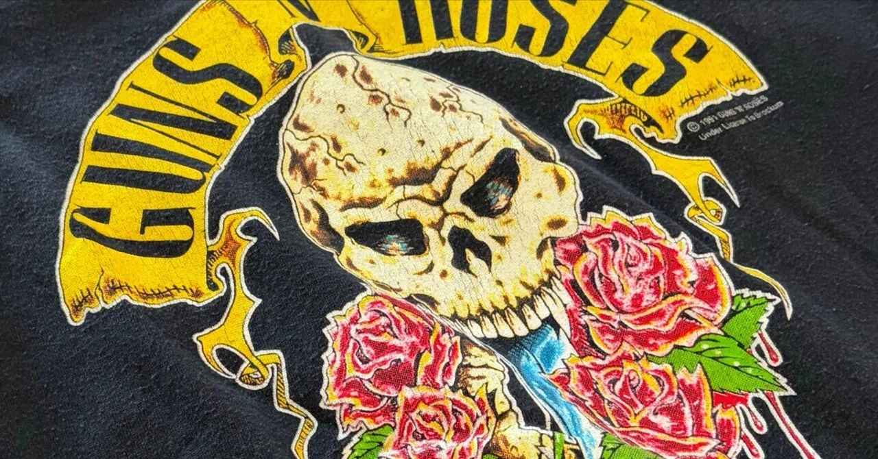 GUNS N' ROSES / HERE TODAY GONE TO HELL Tシャツ / 1991年