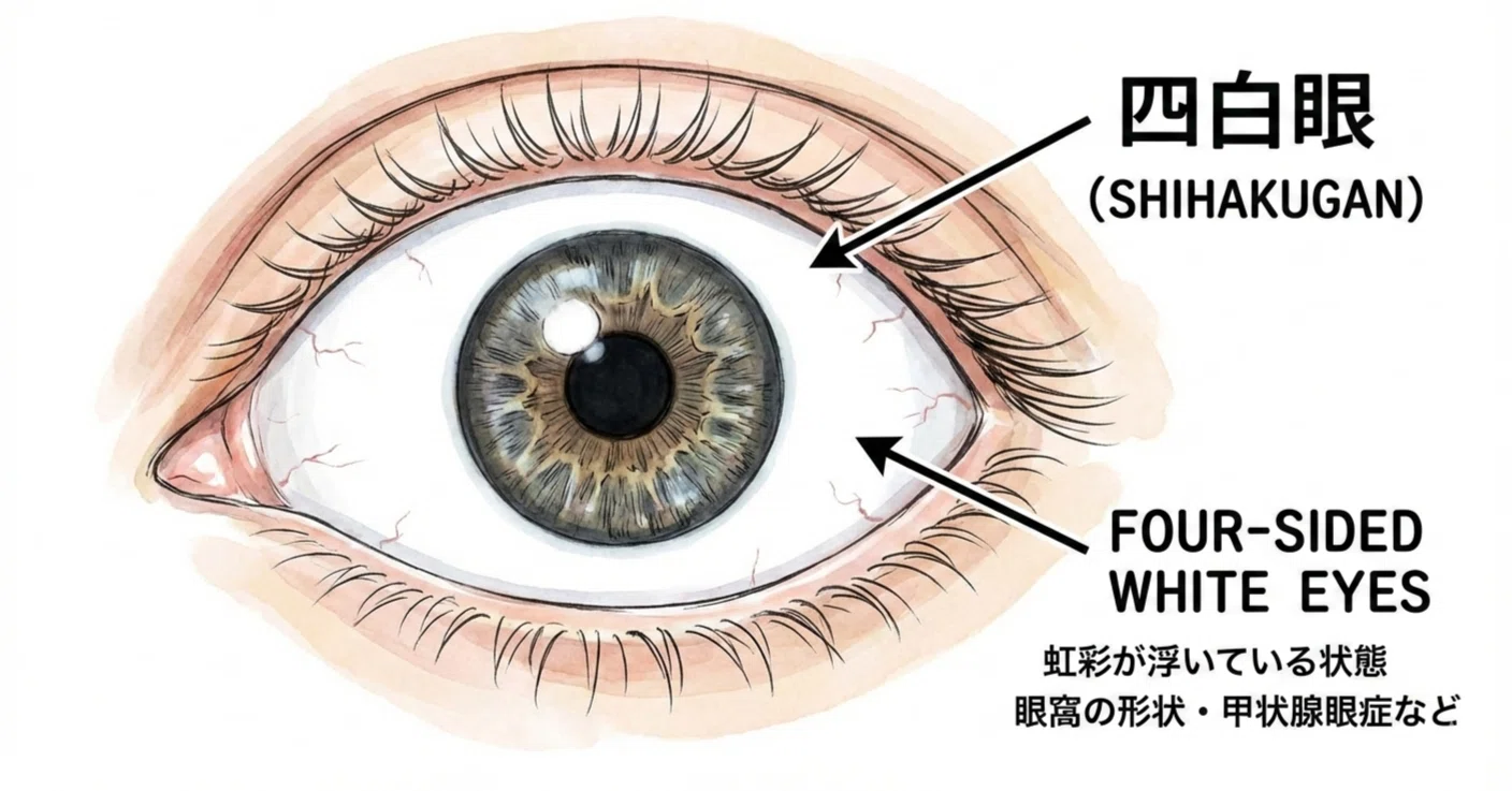 四 白眼