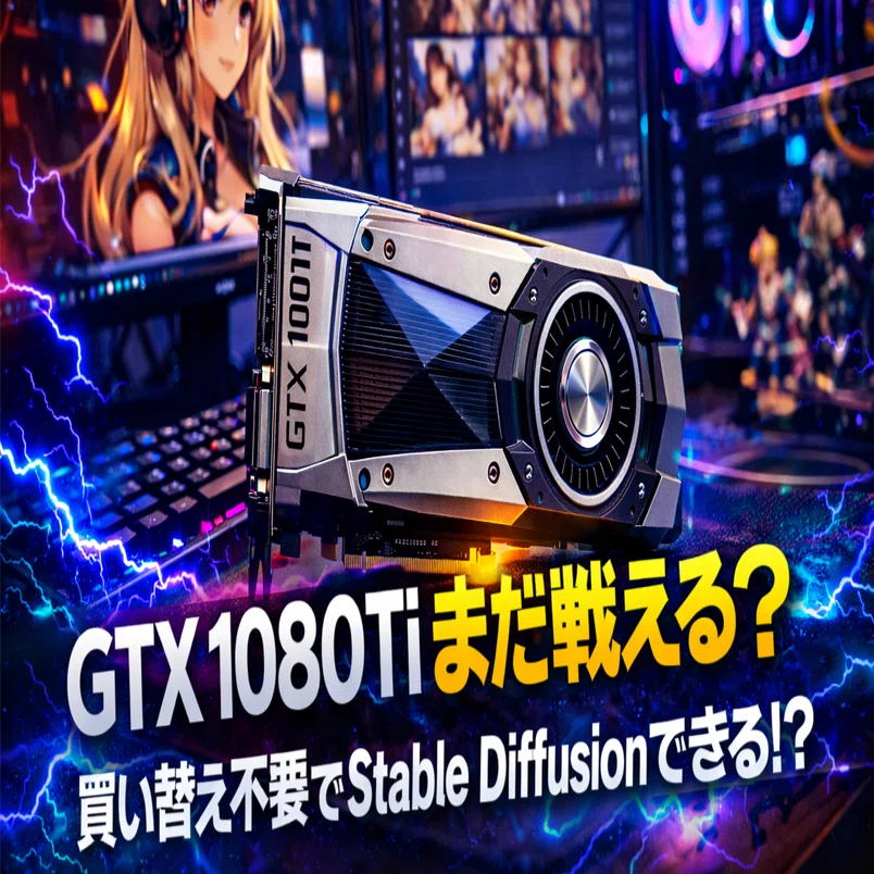 2026年版】GTX 1080 TiでSDXLを“限界まで”動かす裏技まとめ｜兼城朝陽