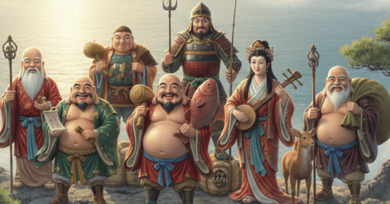 なんだかゆかいな七福神1｜みわからす