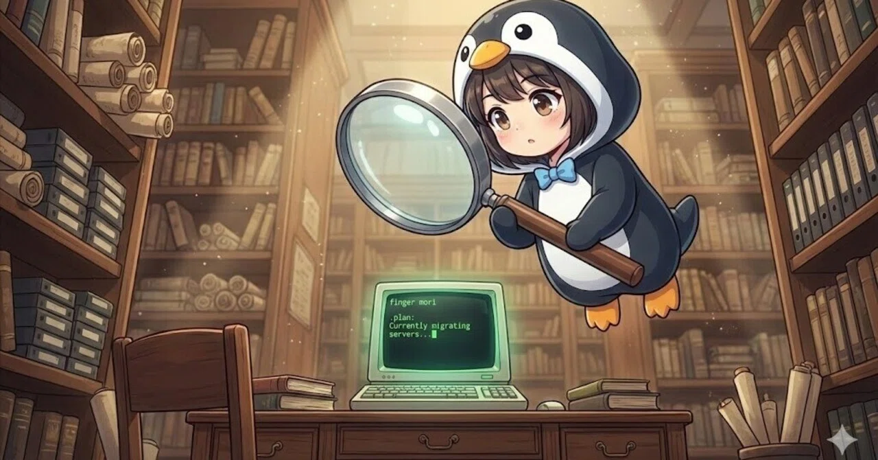 【Linux】「その人、今何してる？」fingerコマンドで紐解くユーザーの素顔｜morinokabu