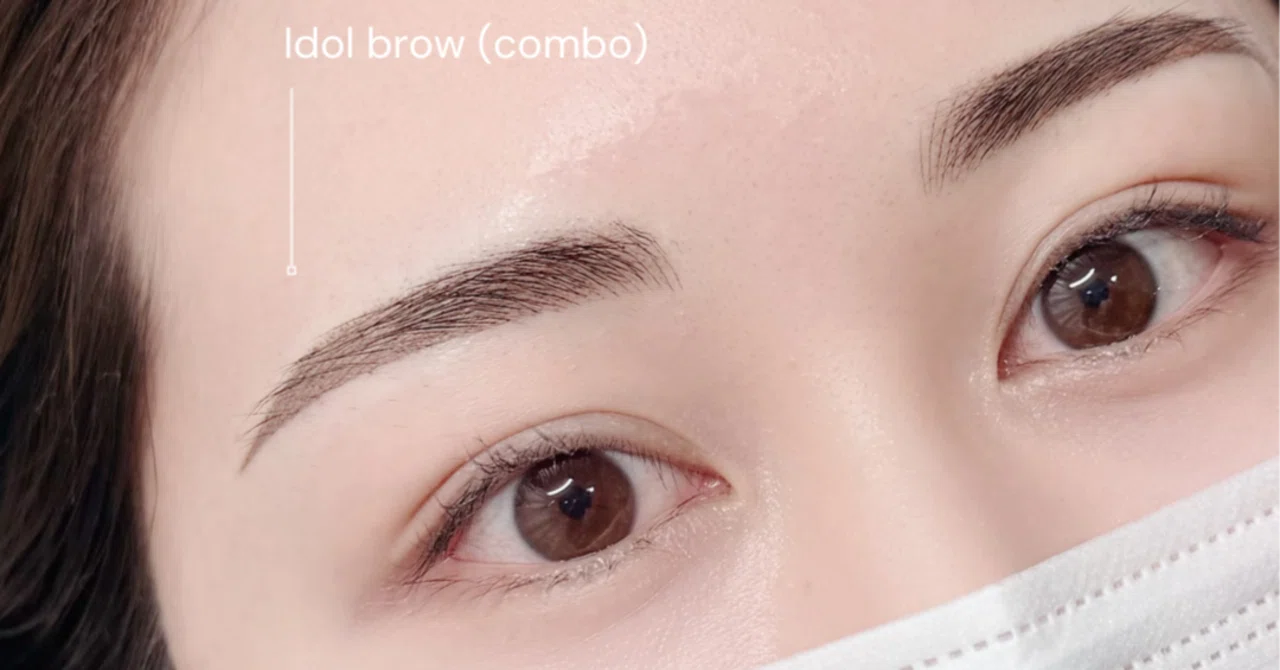 韓国で自然な眉アートメイクを受けるなら｜Idol brow（コンボ技法）の