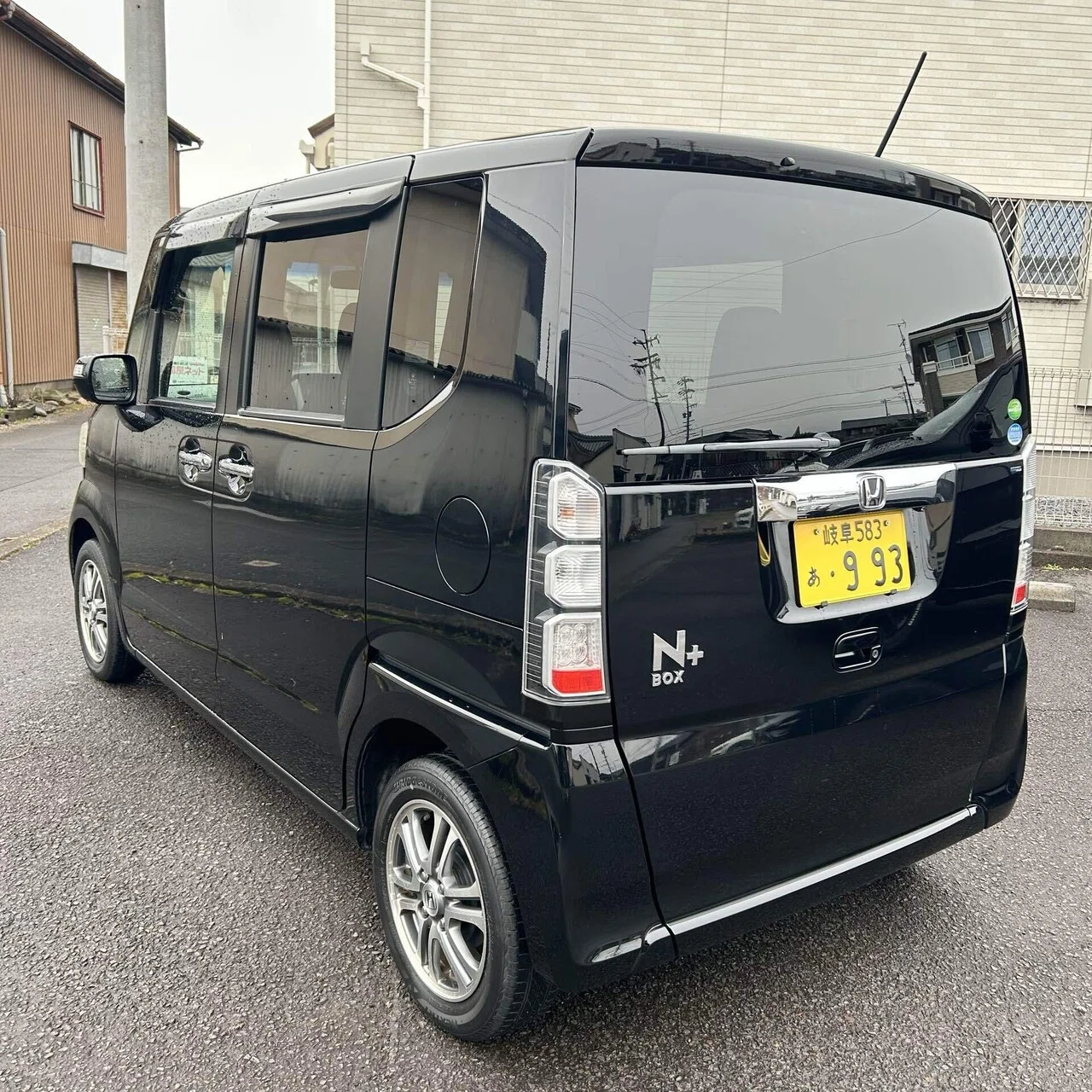 車検付き ホンダ N-BOX+ 平成25年 8万km 岐阜 愛知 三重 黒｜いちご 