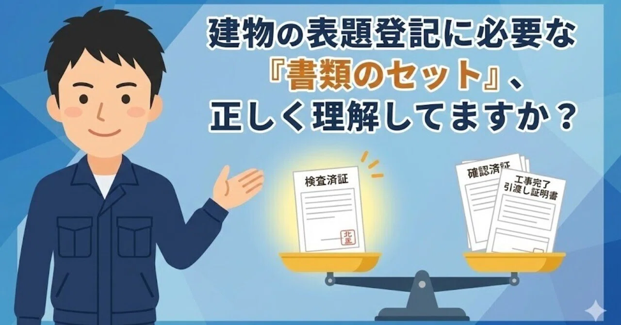 検査済証」がない！？ その時、工務店さんが用意すべき「3点セット」と 