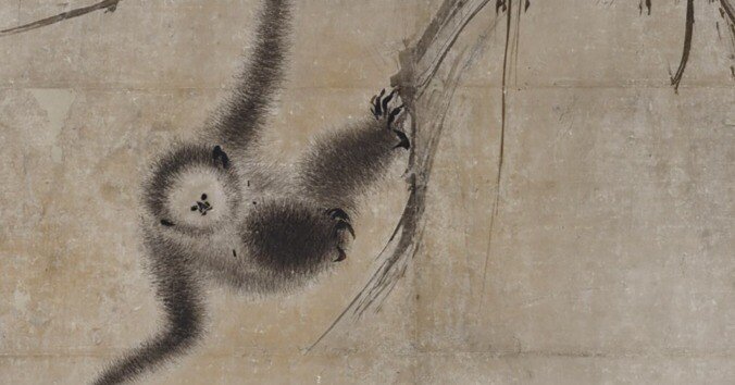 枯木猿猴図──長谷川等伯の猿｜ごんべnote