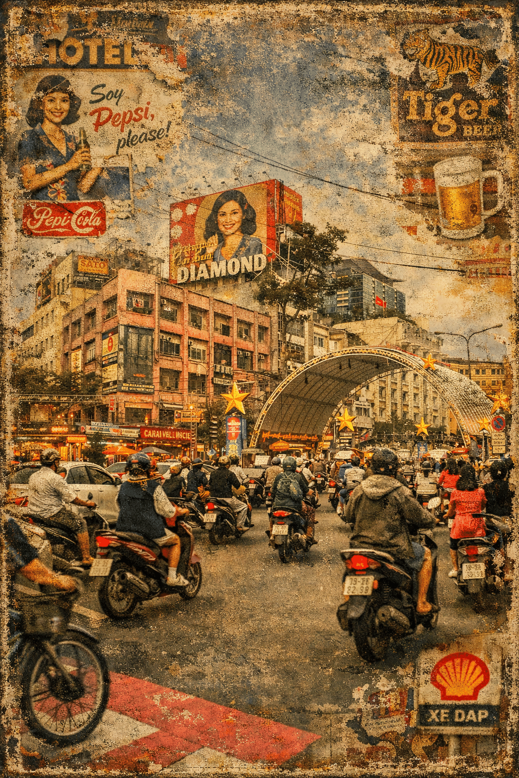 第5弾】ベトナム編2🇻🇳旅の写真を美の巨匠たちに描いてもらったら