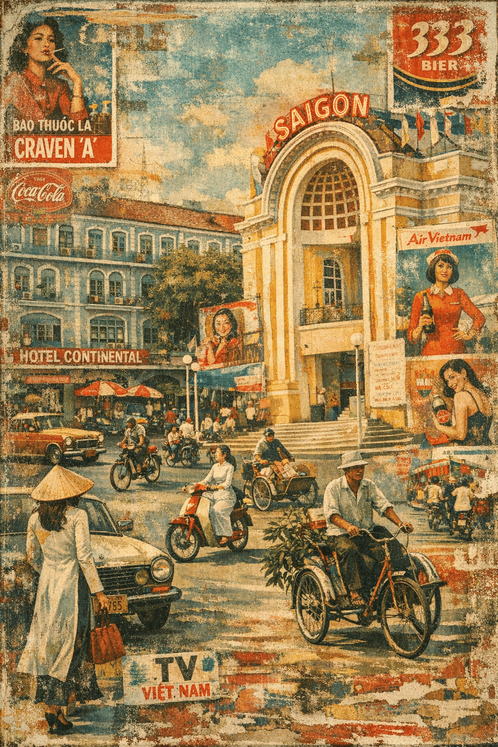 第5弾】ベトナム編2🇻🇳旅の写真を美の巨匠たちに描いてもらったら