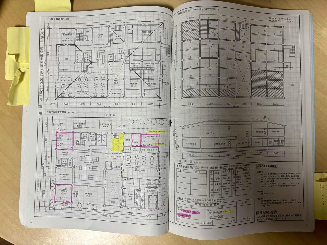 一級建築士製図「庁舎」 標準解答例分析 これから製図に挑む方へ｜M