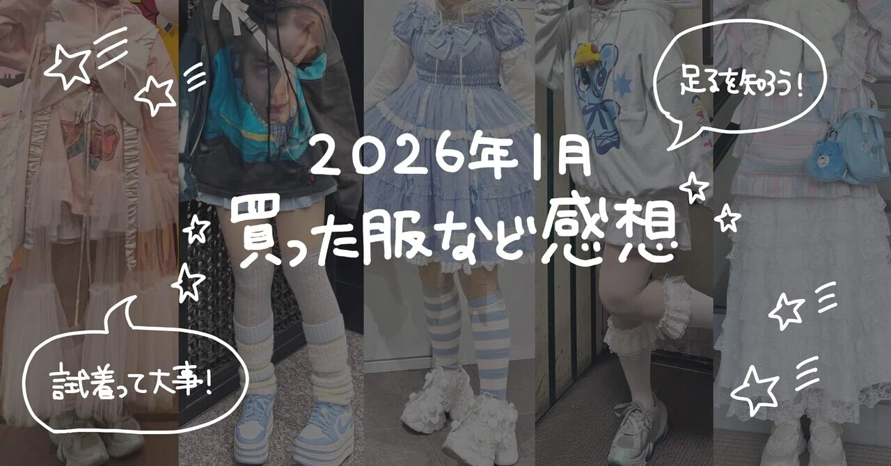 2026年1月に買った服など感想｜うみ