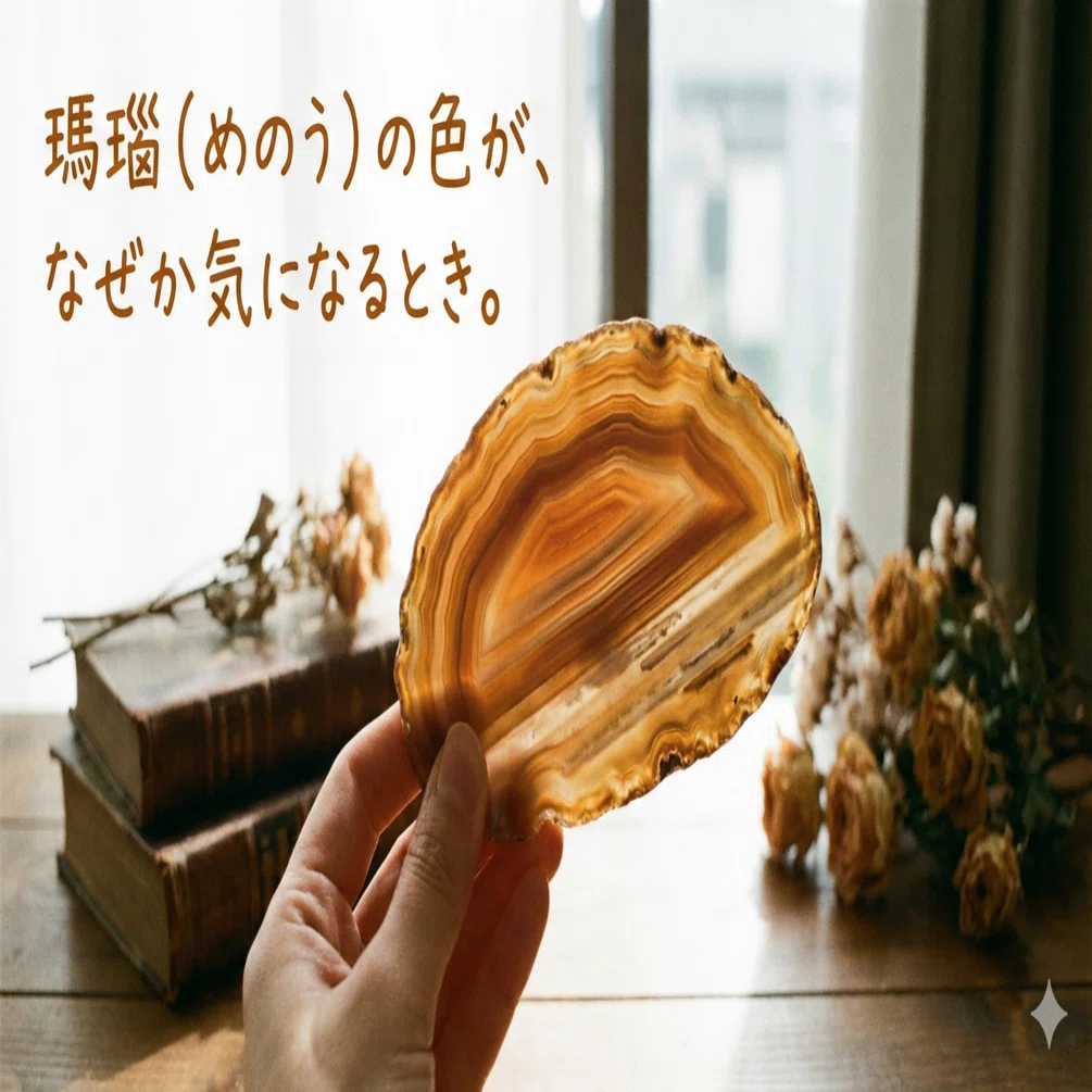 瑪瑙（めのう）の色が、なぜか気になるとき。｜まも?｜借金生活から 