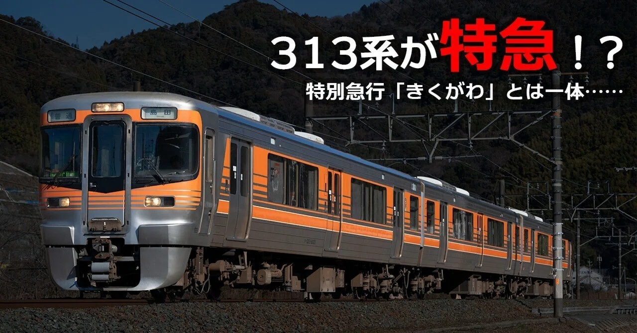 きゅん 313系を使用した特急が走るらしい。｜てるやま