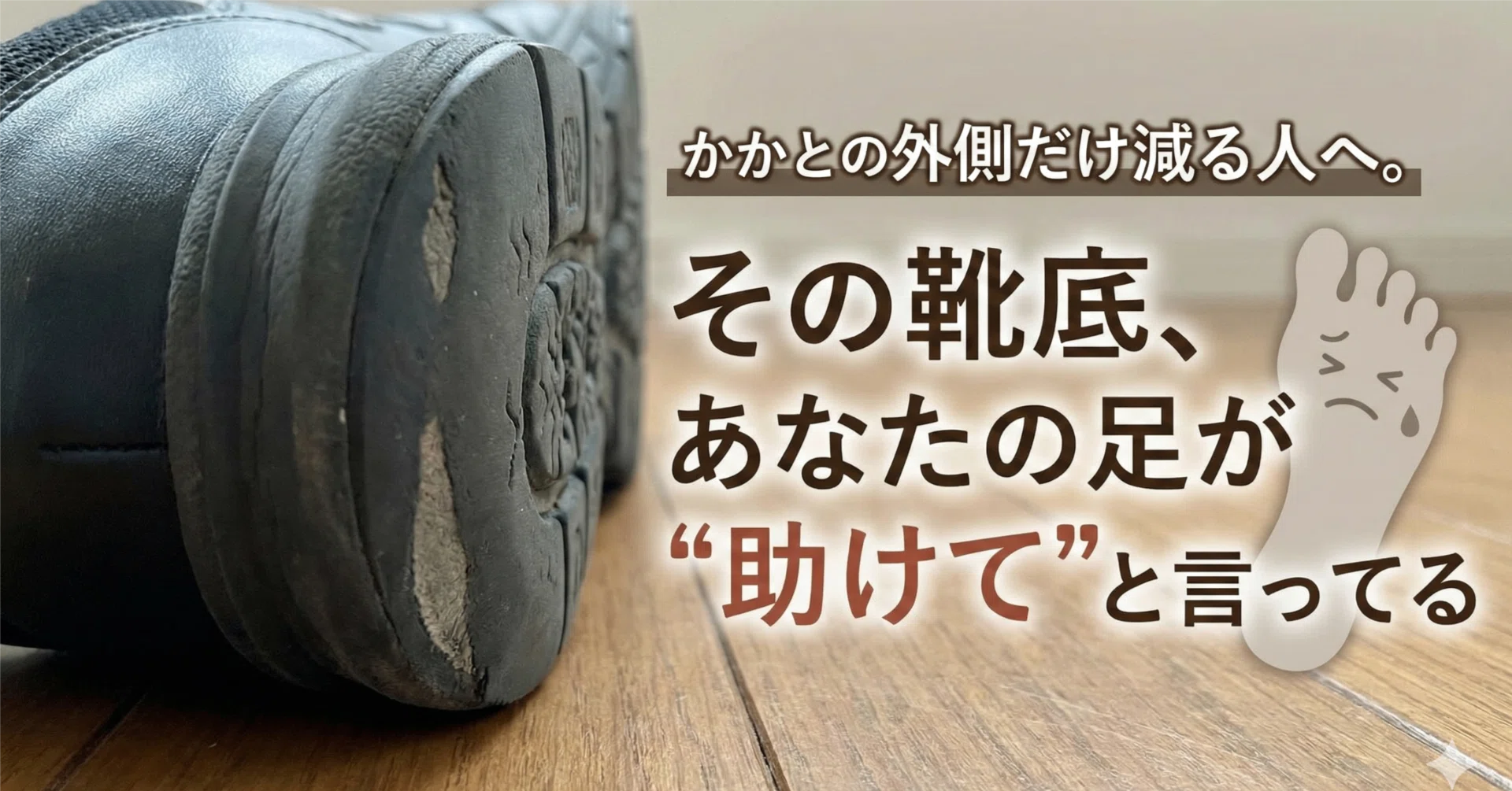 靴 外側 が 減る