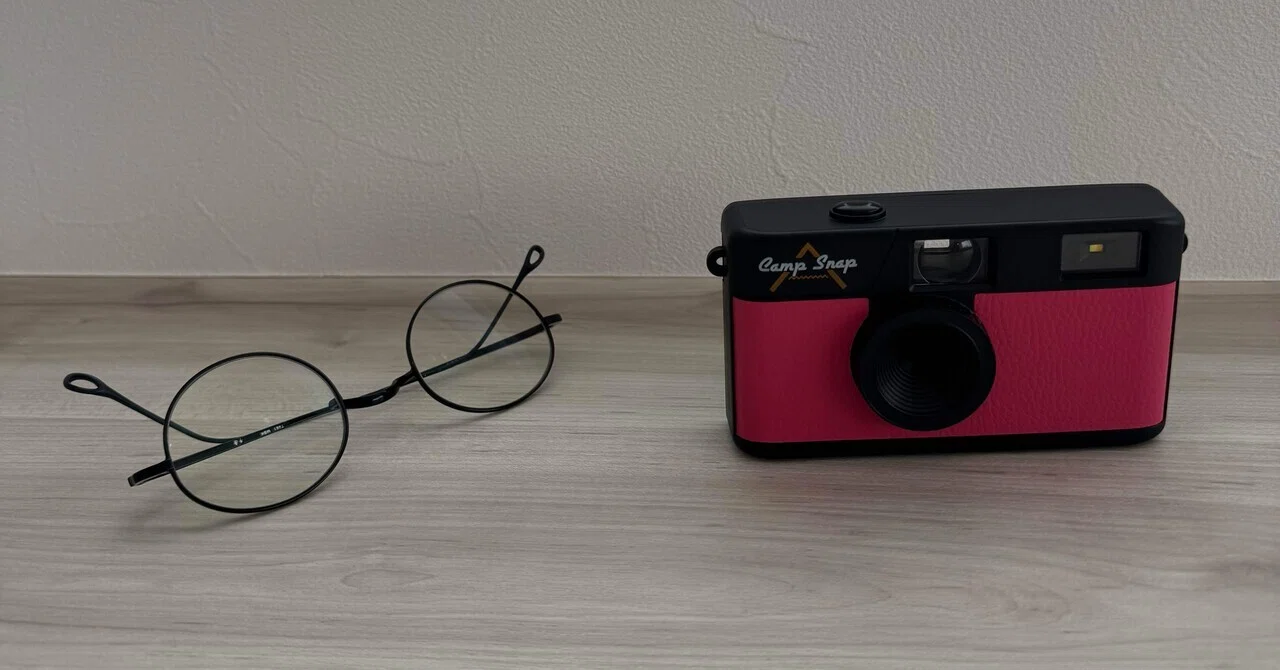 campsnap うつるんです風　デジカメ　ピンク カメラで撮ること（スマホではなく）｜インロー