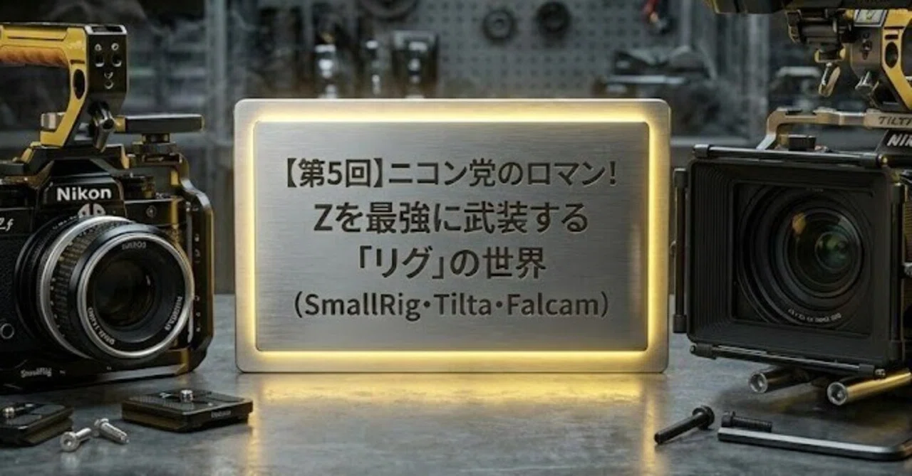 第5回】ニコン党のロマン！Zを最強に武装する「リグ」の世界（SmallRig 