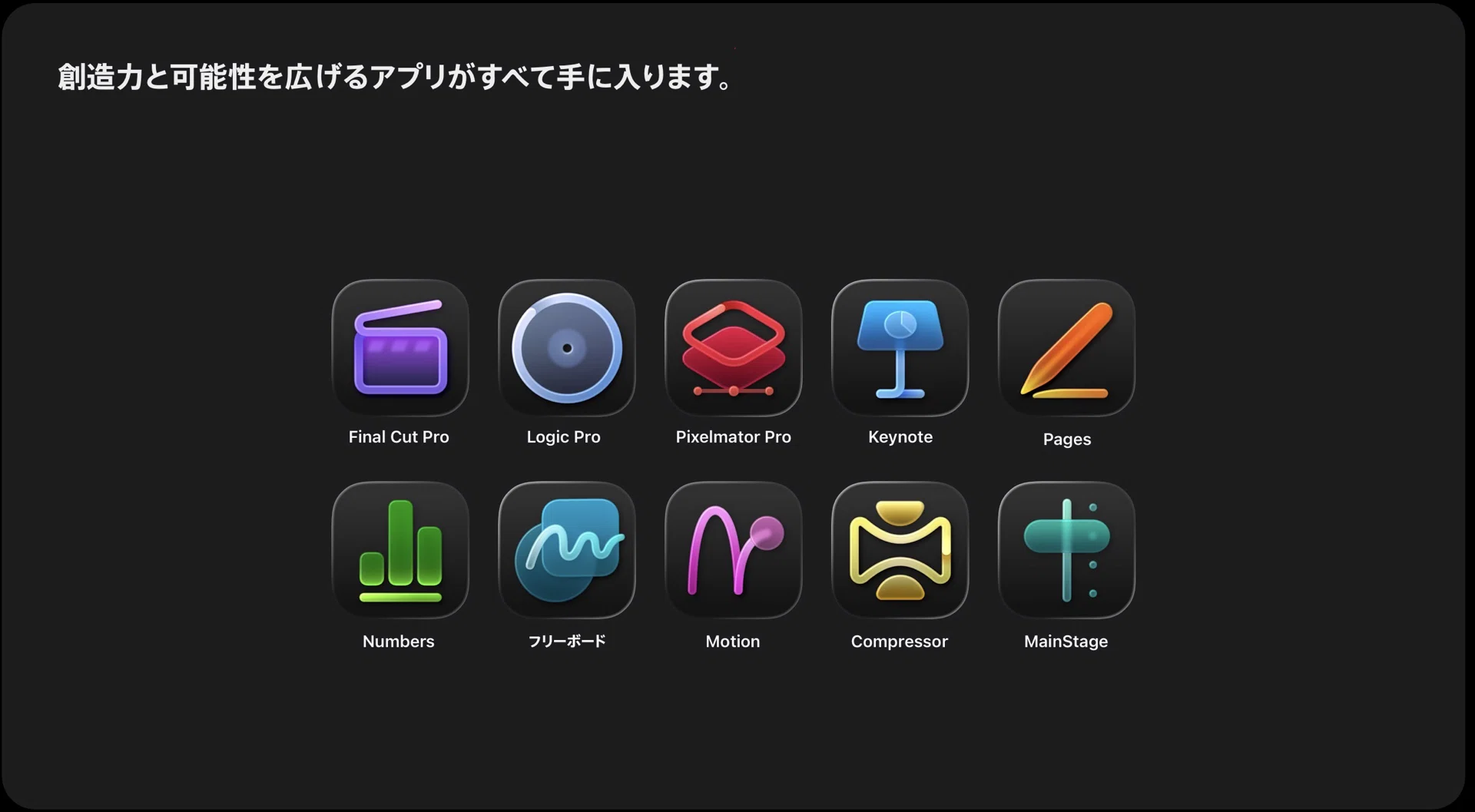 Apple Creator Studioに登録してみた｜星丸の一言