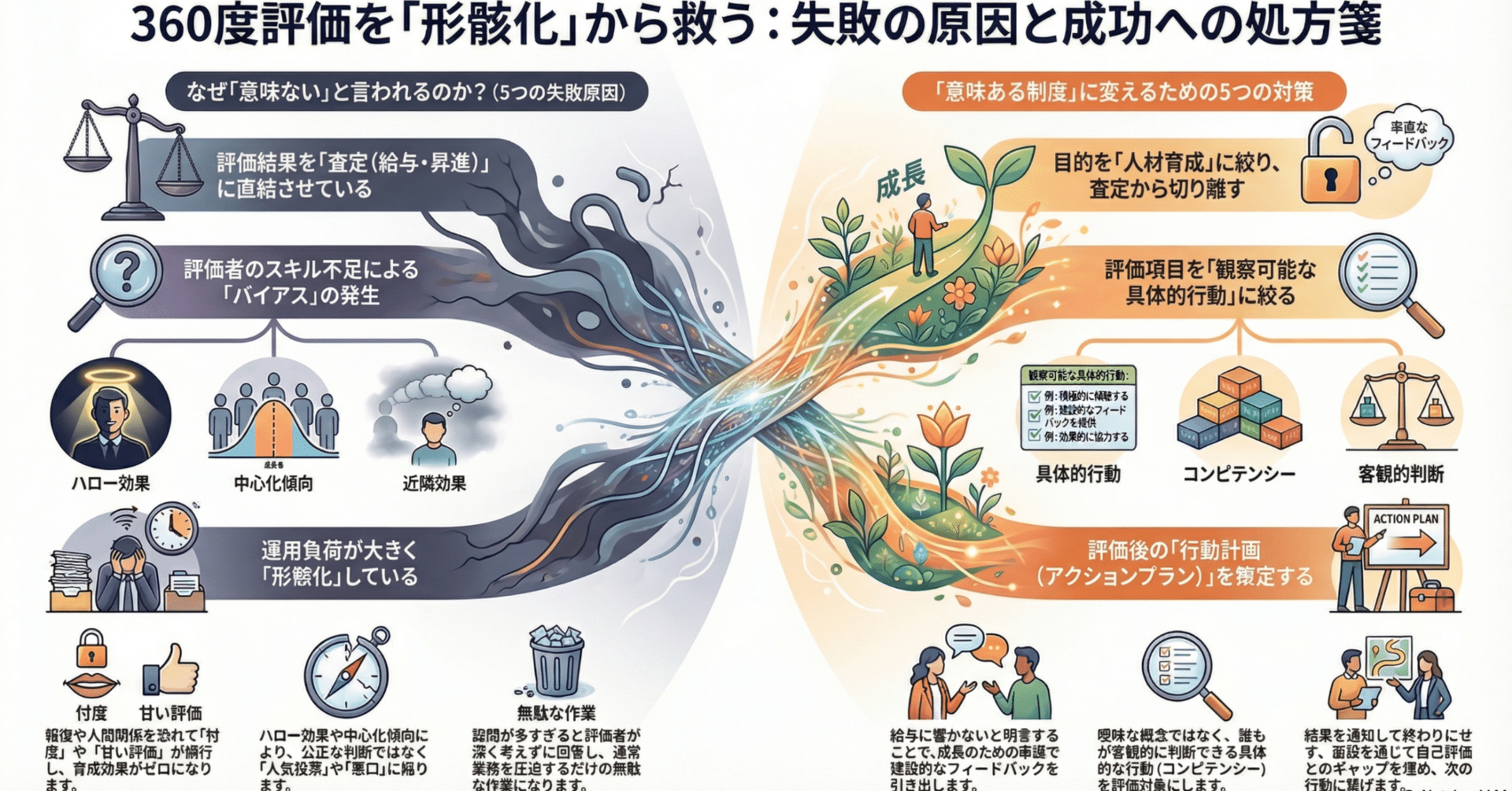 低評価の理由 360度評価が意味ないと言われる理由と成功させる5つの対策｜未来共創