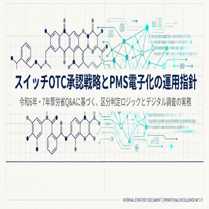 実務Q&A解説】スイッチOTC審査とPMS電子化の最新ルールまとめ｜申請