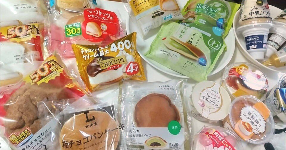 コンビニスーパーの素敵デザートたち｜め