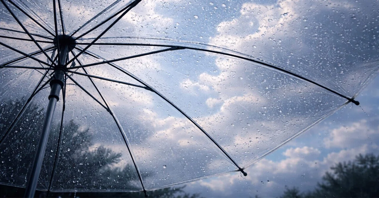 【詩】雨の日はビニール傘で僕は、空に触る｜大泉 尚