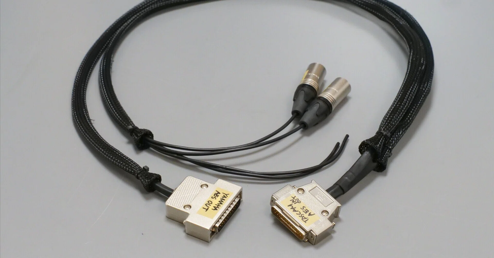 YAMAHA MY8-AE96 動作品＋D-subケーブル＋延長ケーブルセット AES/EBU枝分かれケーブルとは？（無ければ作るのみ）｜Ryo Kimura