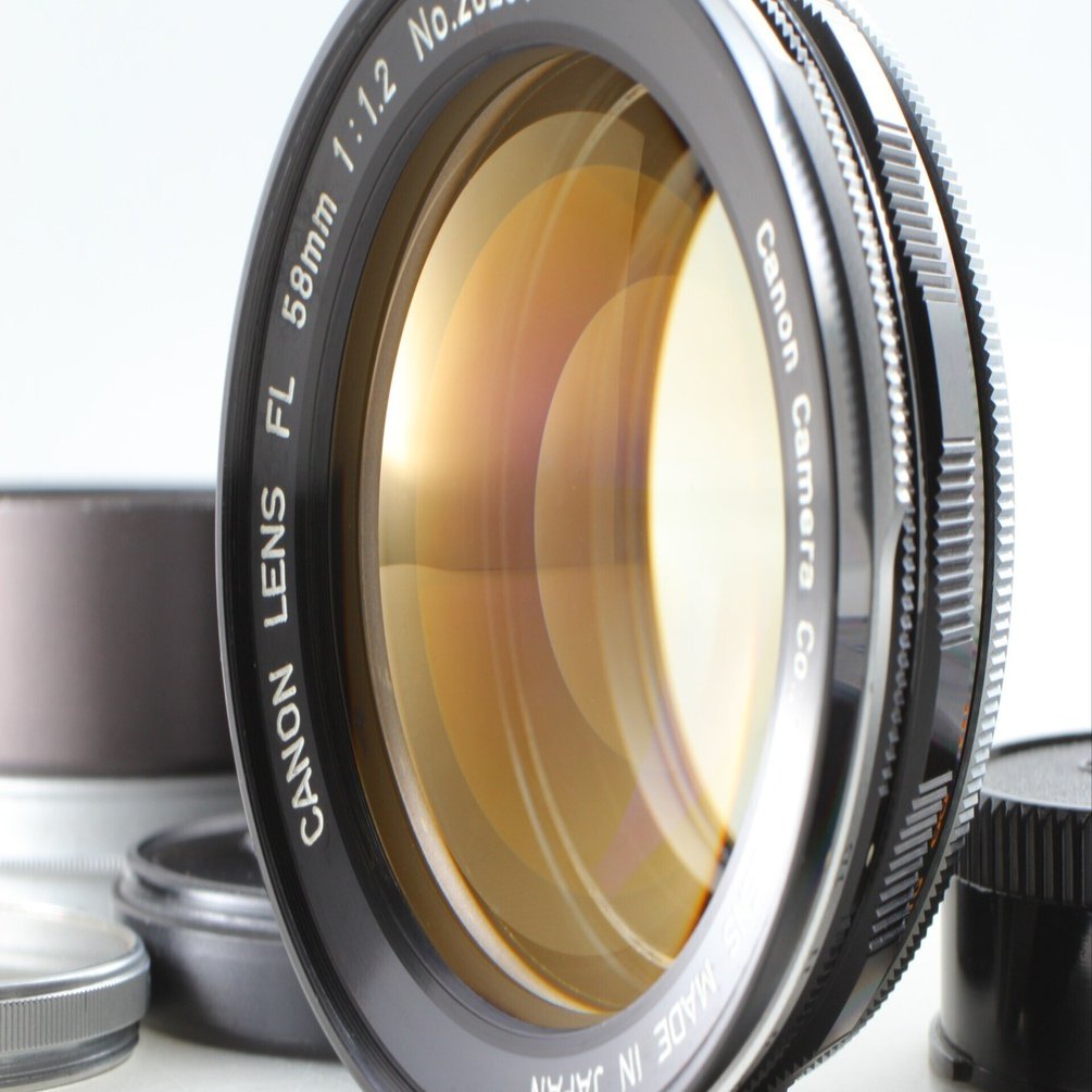 Canon FL 58mm F/1.2の分解｜フィルムカメラ修理のアクアカメラ