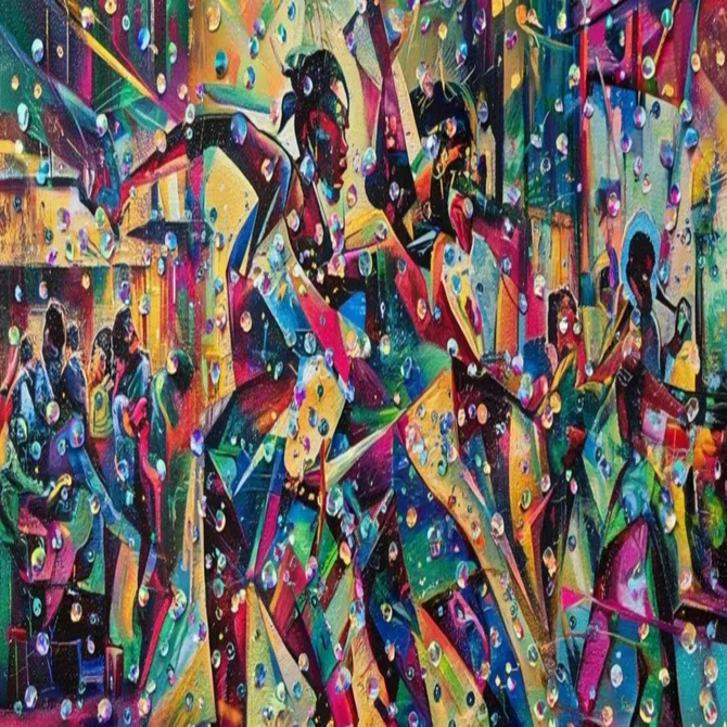 ジーノ・セヴェリーニの絵画にヒントを得たプロンプト｜廣田憲司