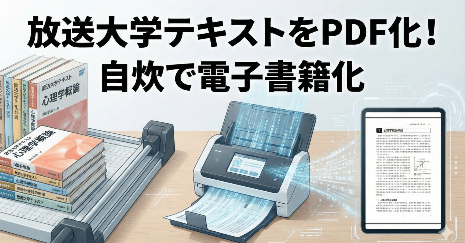 放送大学テキストをPDF化して電子書籍に｜しまさ