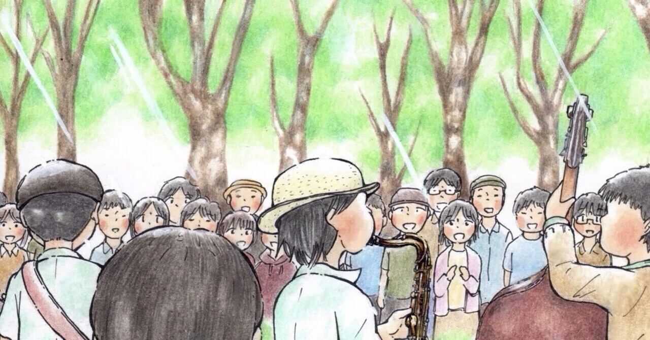 色鉛筆とコピックで木漏れ日の緑を描く方法｜ポリクロモス着彩（定禅寺