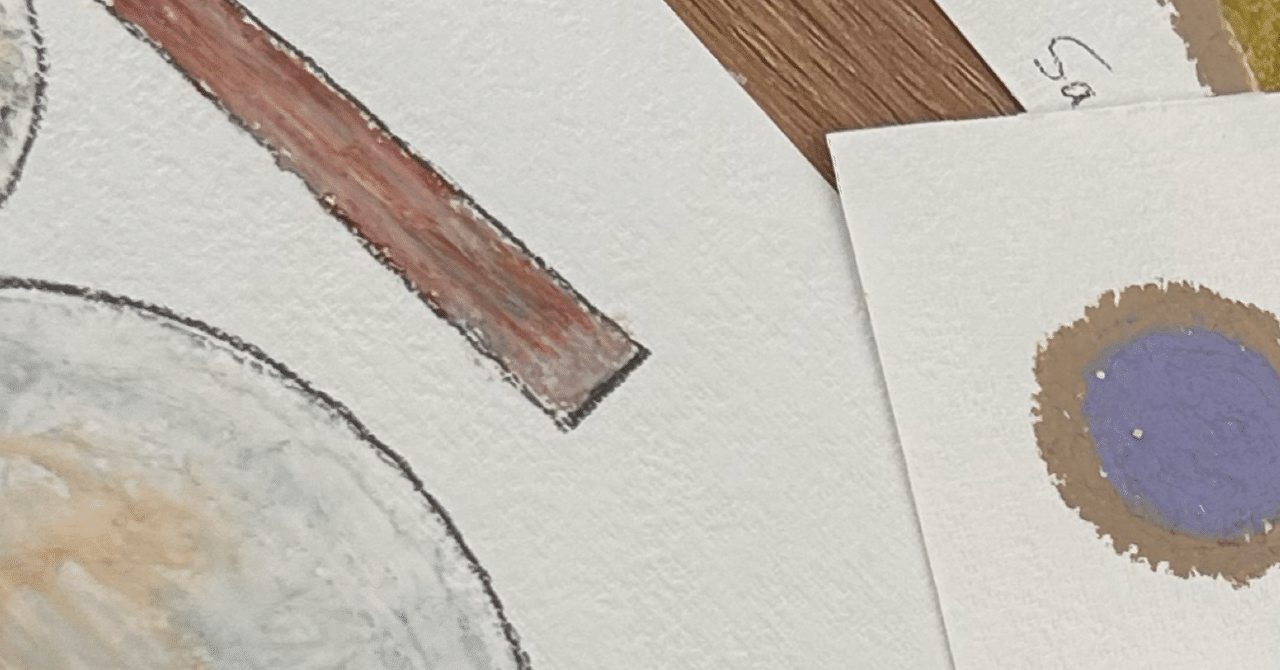 一日一枚の抽象画を続けていたら、少し欲が出てきた話と、画材について