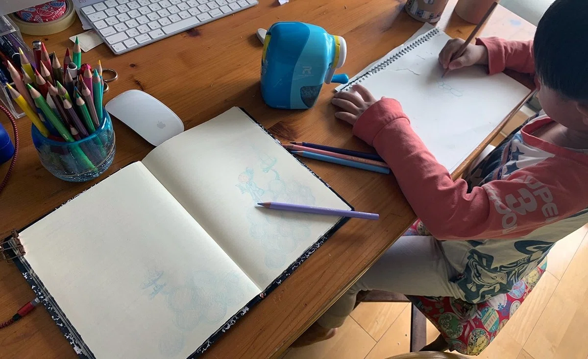 ぶどう下絵２
