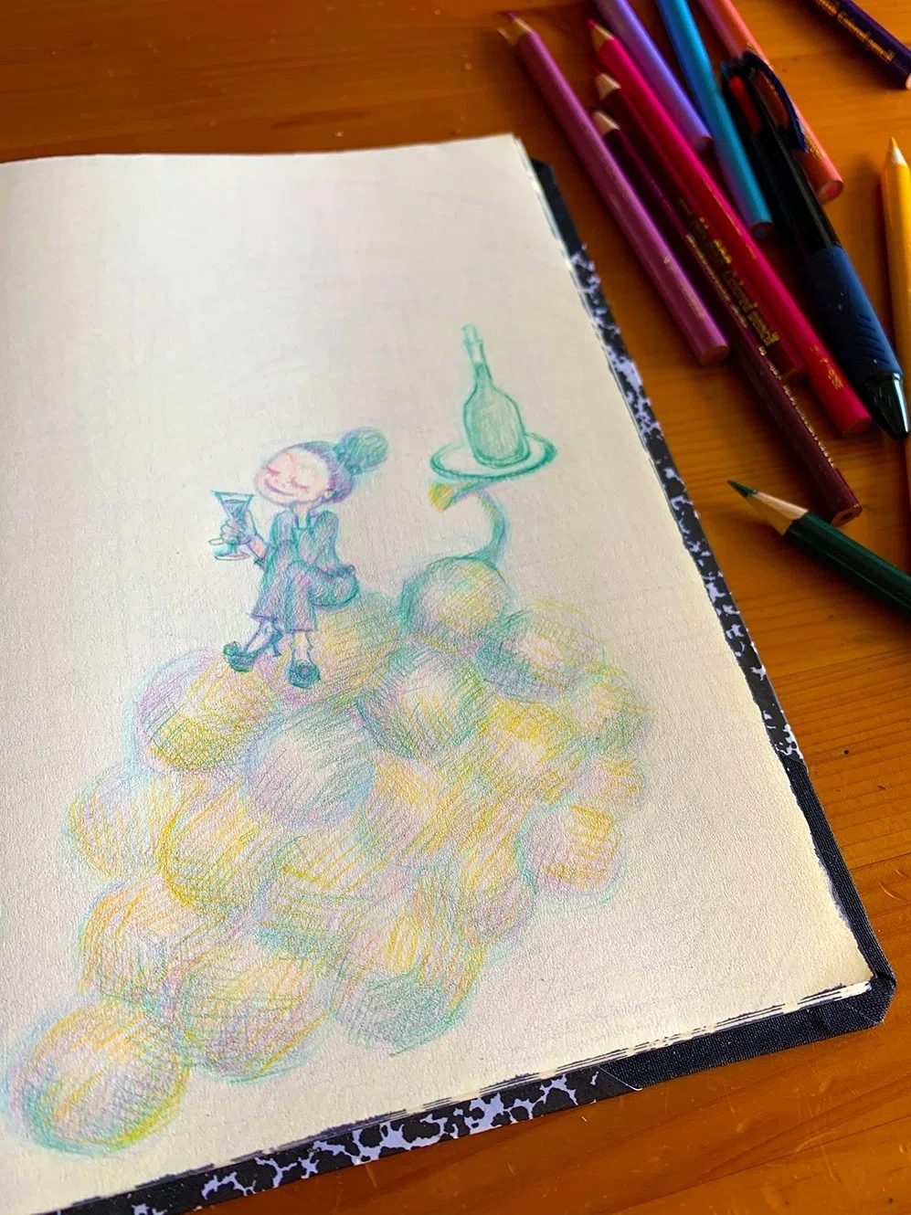 ぶどう下絵０