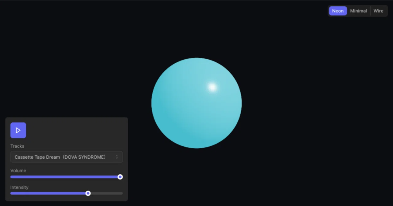 React × Web Audio API × WebGLで