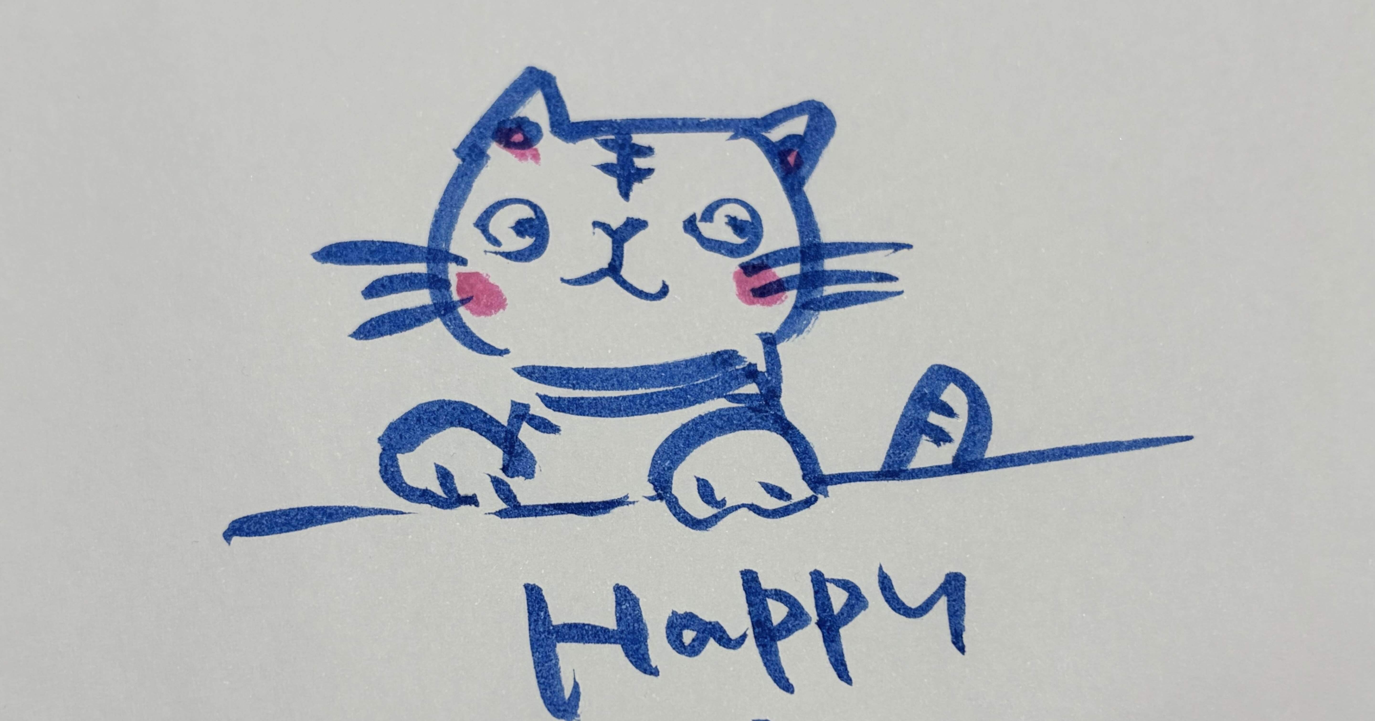 さっと描ける猫が好き｜まさみ