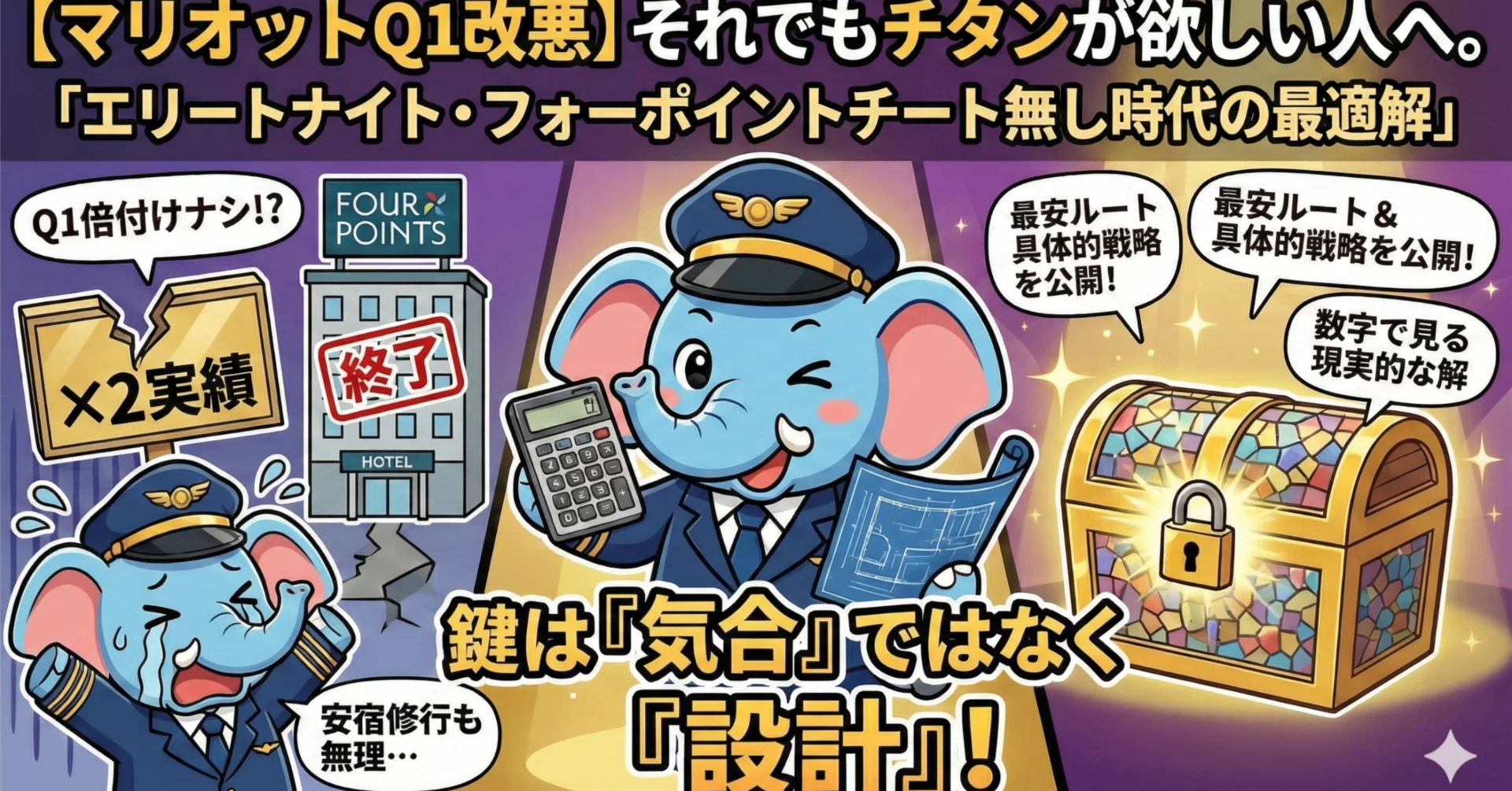 マリオット Q1プロモーション改悪。それでもチタンが欲しい人へ 